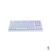 Teclado Gamer Mecânico Redragon Dark Avenger Lunar White RGB Branco - K568W-RGB - Switch Red Truedata