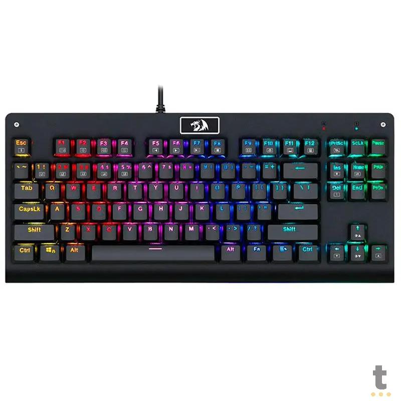 Teclado Gamer Mecanico Redragon Dark Avenger RGB - K568RGB-2 (Switch Red) Truedata