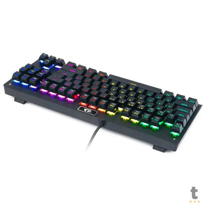 Teclado Gamer Mecanico Redragon Dark Avenger RGB - K568RGB-2 (Switch Red) Truedata