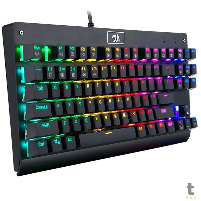 Teclado Gamer Mecanico Redragon Dark Avenger RGB - K568RGB-2 (Switch Red) Truedata