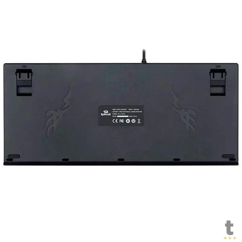 Teclado Gamer Mecanico Redragon Dark Avenger RGB - K568RGB-2 (Switch Red) Truedata