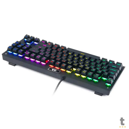 Teclado Gamer Mecânico Redragon Dark Avenger RGB Preto - K568RGB-2 - Switch Outemu Brown Truedata