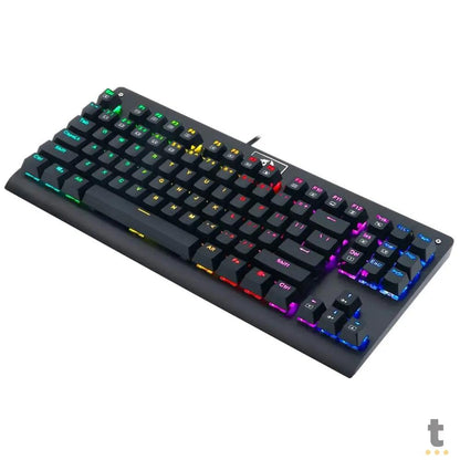 Teclado Gamer Mecânico Redragon Dark Avenger RGB Preto - K568RGB-2 - Switch Outemu Brown Truedata
