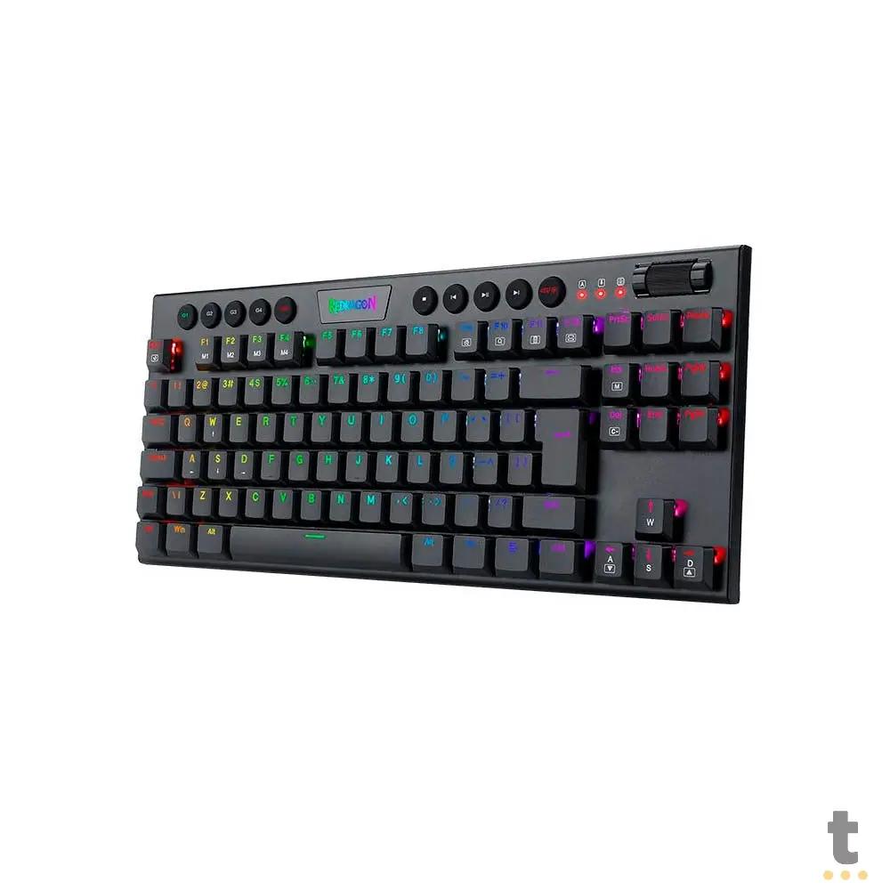 Teclado Gamer Mecanico Redragon Horus RGB Switch Brown - K622-RGB Truedata