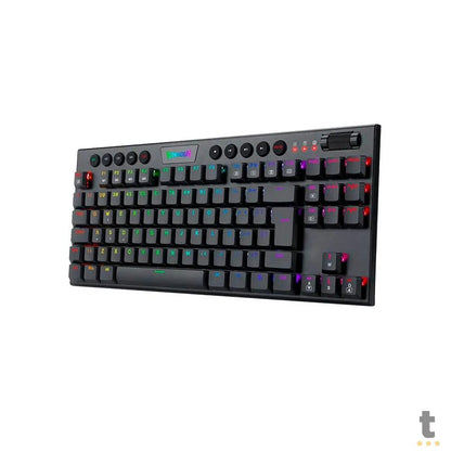 Teclado Gamer Mecanico Redragon Horus RGB Switch Brown - K622-RGB Truedata