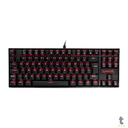 Teclado Gamer Mecanico Redragon Kumara Led Vermelho Switch Brown - K552-2 Truedata