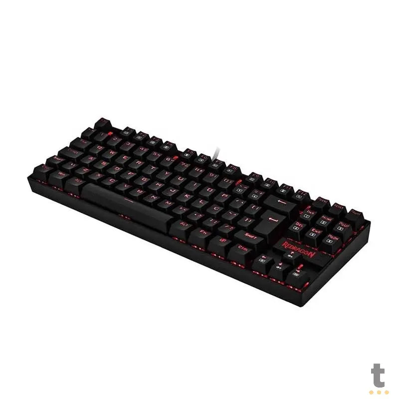 Teclado Gamer Mecanico Redragon Kumara Led Vermelho Switch Brown - K552-2 Truedata