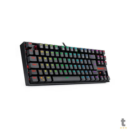 Teclado Gamer Mecanico Redragon Kumara Pro Rgb Preto Switch Marrom - K552RGB-PRO (PT-BROWN) Truedata