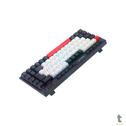 Teclado Gamer Mecânico Redragon Magic Wand Hearts Vermelho / Branco / Preto RGB Switch Marrom - K635WBR-RGB Truedata