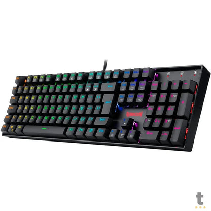 Teclado Gamer Mecanico Redragon Mitra Preto C/ RGB Switch Outemu Brown - K551RGB-1 Truedata
