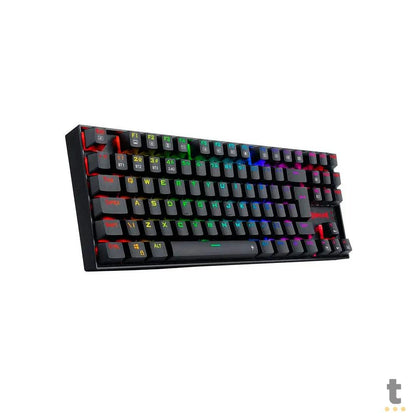 Teclado Gamer Mecanico Sem Fio Redragon Kumara Pro Wireless Rgb Preto Switch Marrom - K552RGB-BRS-B Truedata
