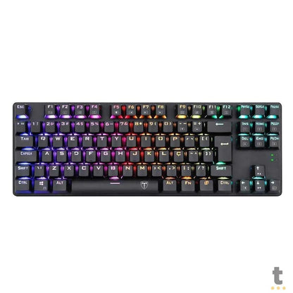 Teclado Gamer Mecanico T-Dagger Bora RGB Switch Outemu Brown - T-TGK315-BR (PT-BROWN) Truedata