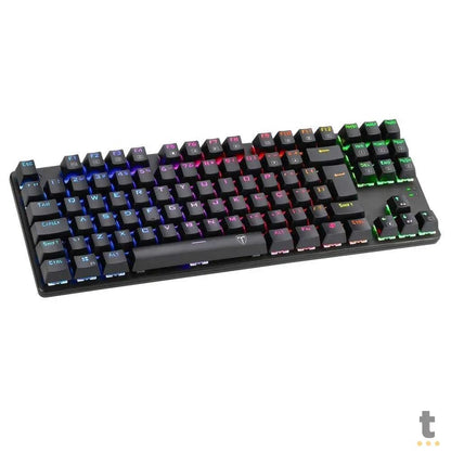 Teclado Gamer Mecanico T-Dagger Bora RGB Switch Outemu Brown - T-TGK315-BR (PT-BROWN) Truedata