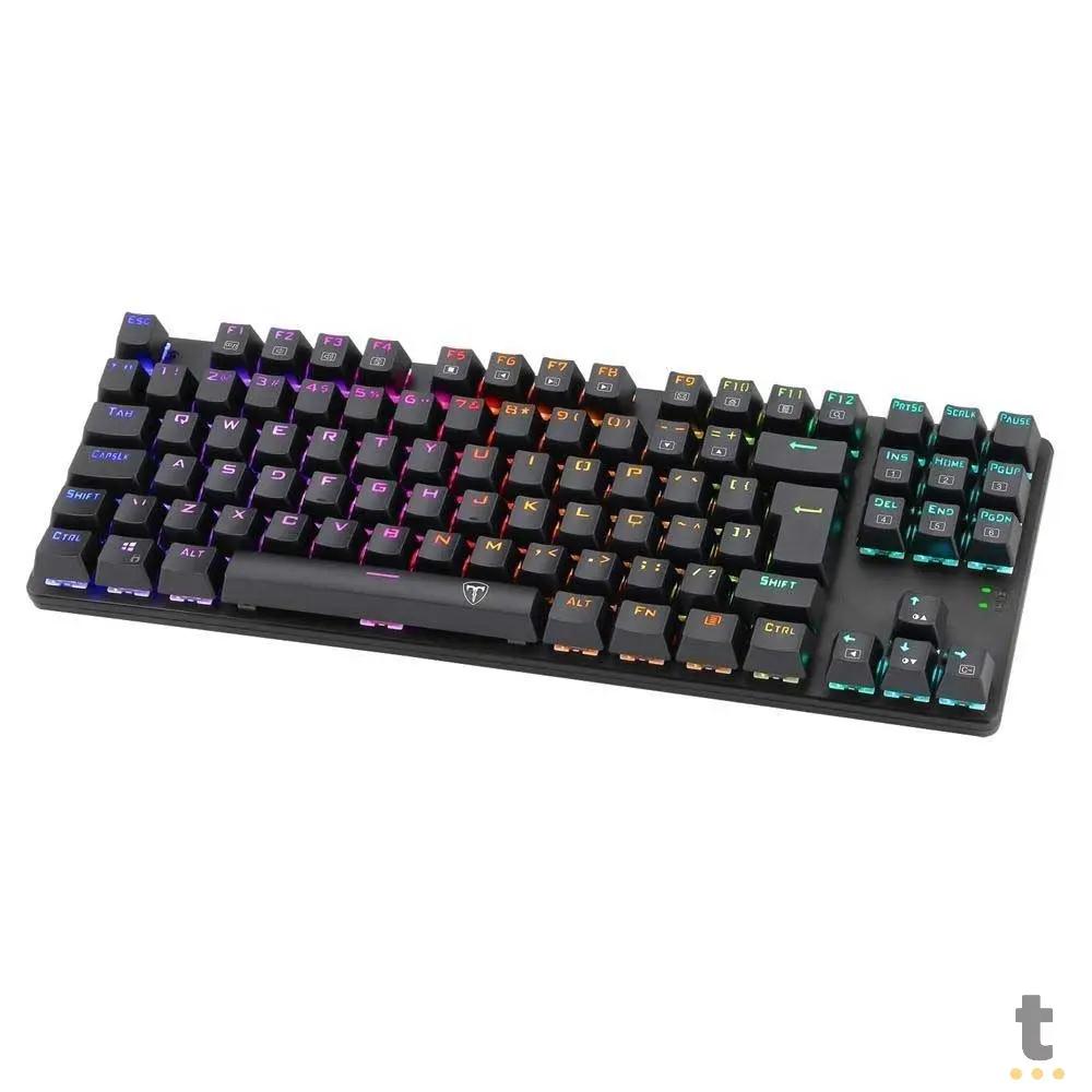 Teclado Gamer Mecanico T-Dagger Bora RGB Switch Outemu Brown - T-TGK315-BR (PT-BROWN) Truedata