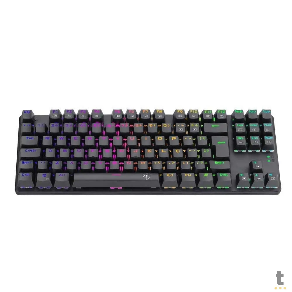 Teclado Gamer Mecanico T-Dagger Bora RGB Switch Outemu Brown - T-TGK315-BR (PT-BROWN) Truedata
