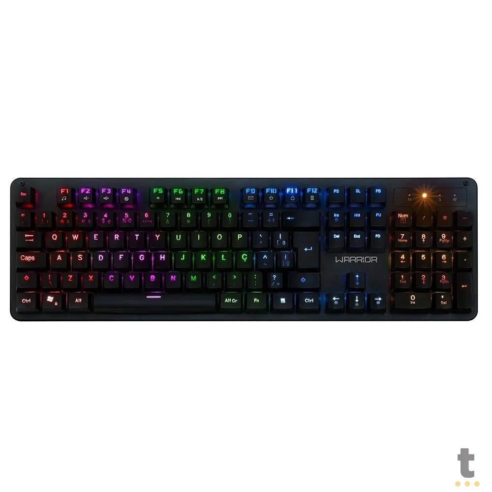 Teclado Gamer Mecanico Warrior Dunky Outemu Red - TC282 Truedata