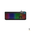 Teclado Gamer Membrana Gamdias Ares Led RGB Preto - ARES P2A (ABNT2) Truedata