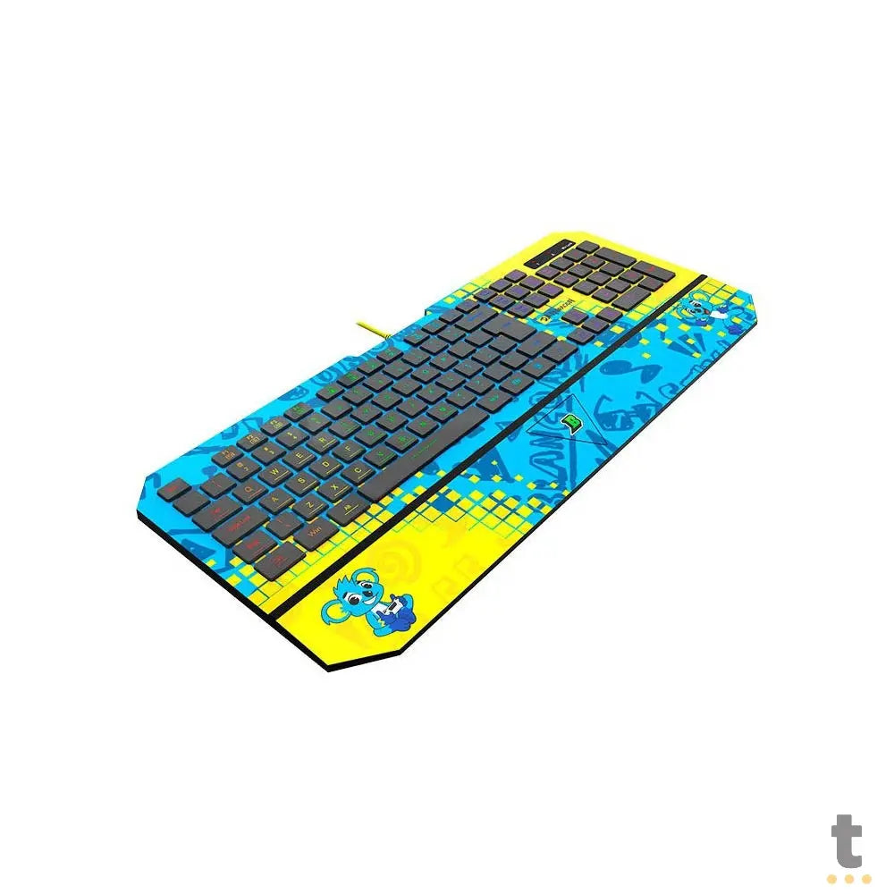 Teclado Gamer Membrana Redragon Brancoala RGB Apoio de Pulso Integrado Personalizado - B502RGB Truedata
