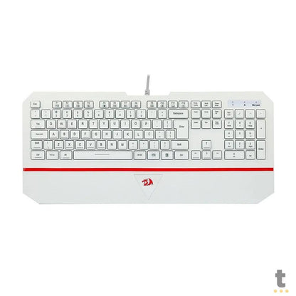 Teclado Gamer Membrana Redragon Karura 2 RGB Branco - K502W-N Truedata