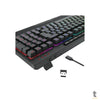 Teclado Gamer Membrana Redragon Shiva 98 RGB Preto C/ Apoio de Pulso - K515-RGB Truedata