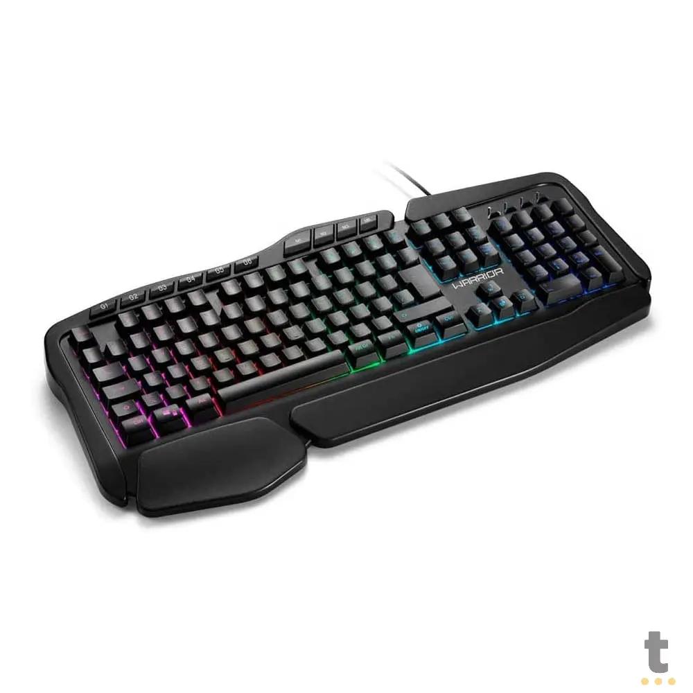 Teclado Gamer Warrior Clancy Rgb Macro - TC241 Truedata