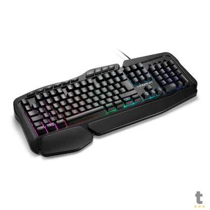 Teclado Gamer Warrior Clancy Rgb Macro - TC241 Truedata
