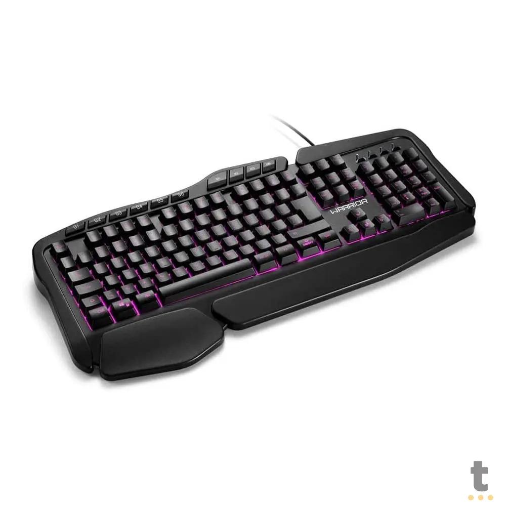 Teclado Gamer Warrior Clancy Rgb Macro - TC241 Truedata