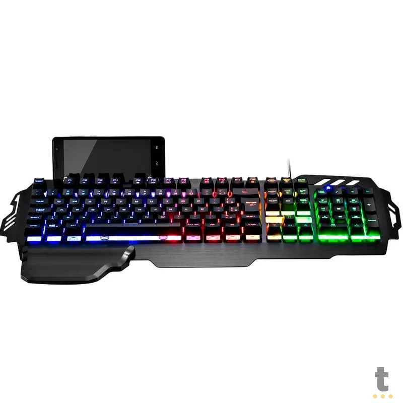 Teclado Gamer Warrior Zuberi Semi Mecânico Tc210 Truedata