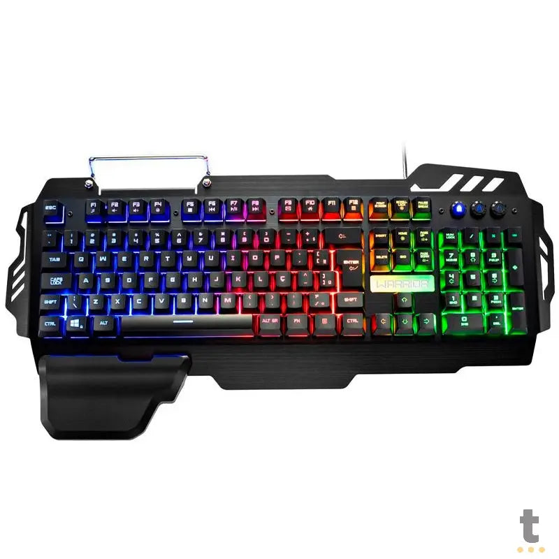 Teclado Gamer Warrior Zuberi Semi Mecânico Tc210 Truedata