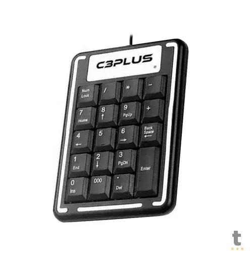 Teclado Numérico C3Tech Usb Preto - KN-11BK Truedata