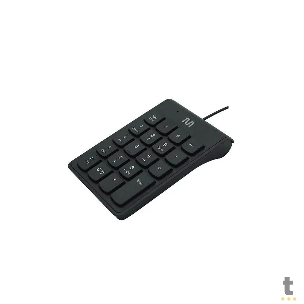 Teclado Numérico com Fio Multi Usb 120cm Preto - TC227 Truedata
