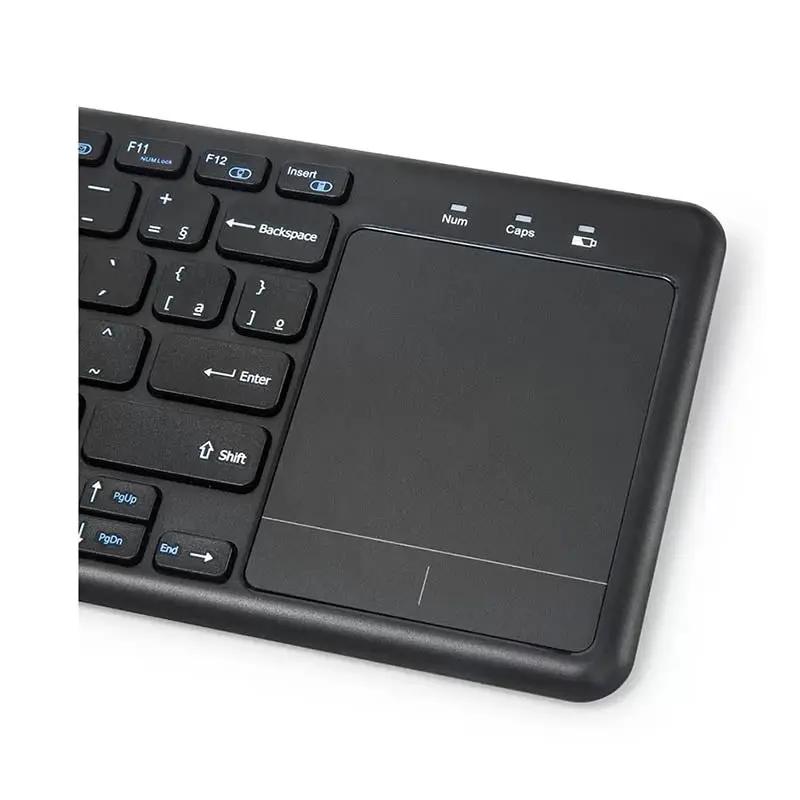 Teclado Sem Fio C3Tech Touchpad Smart Tv Preto - WT100BK Truedata