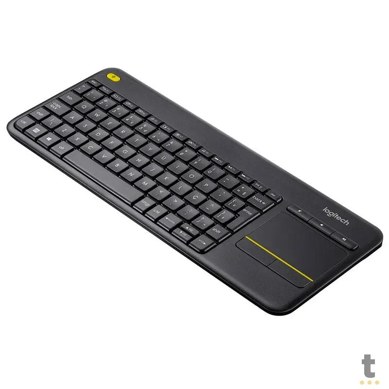 Teclado Sem Fio Logitech K400 Plus Touchpad Smart Tv 920-007125 Truedata