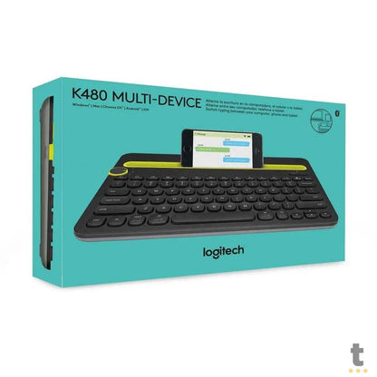 Teclado Sem Fio Logitech K480 Bluetooth Multi-Device 920-006348 Truedata