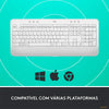 Teclado Sem Fio Logitech Signature K650 Branco C/ Apoio para as Maos - 920-010965 Truedata