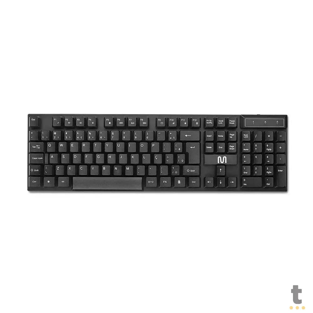 Teclado Sem Fio Multi USB Preto - TC299 Truedata