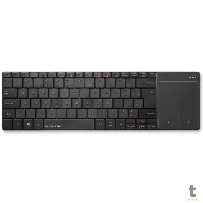 Teclado Sem Fio Multilaser Touchpad Smart Tv - TC219 Truedata