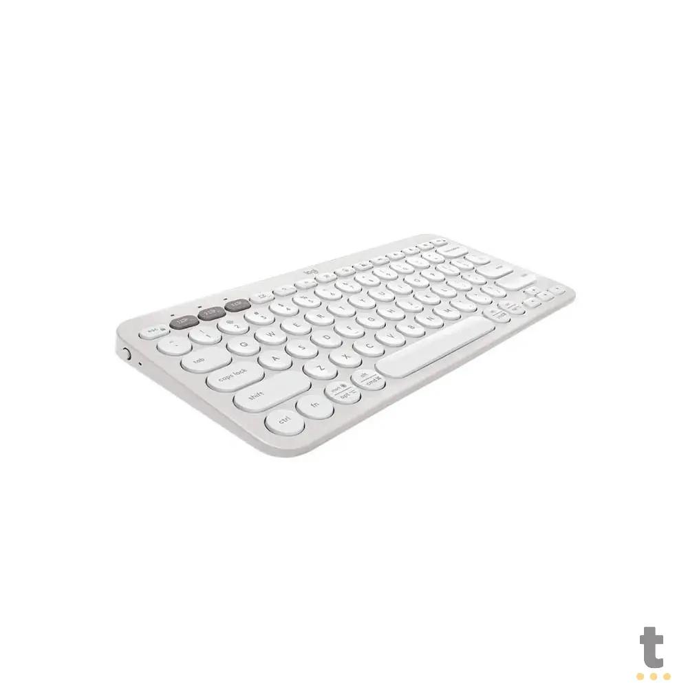 Teclado Sem Fio Multimidia Logitech K380s Bluetooth Branco 920-011790 Truedata