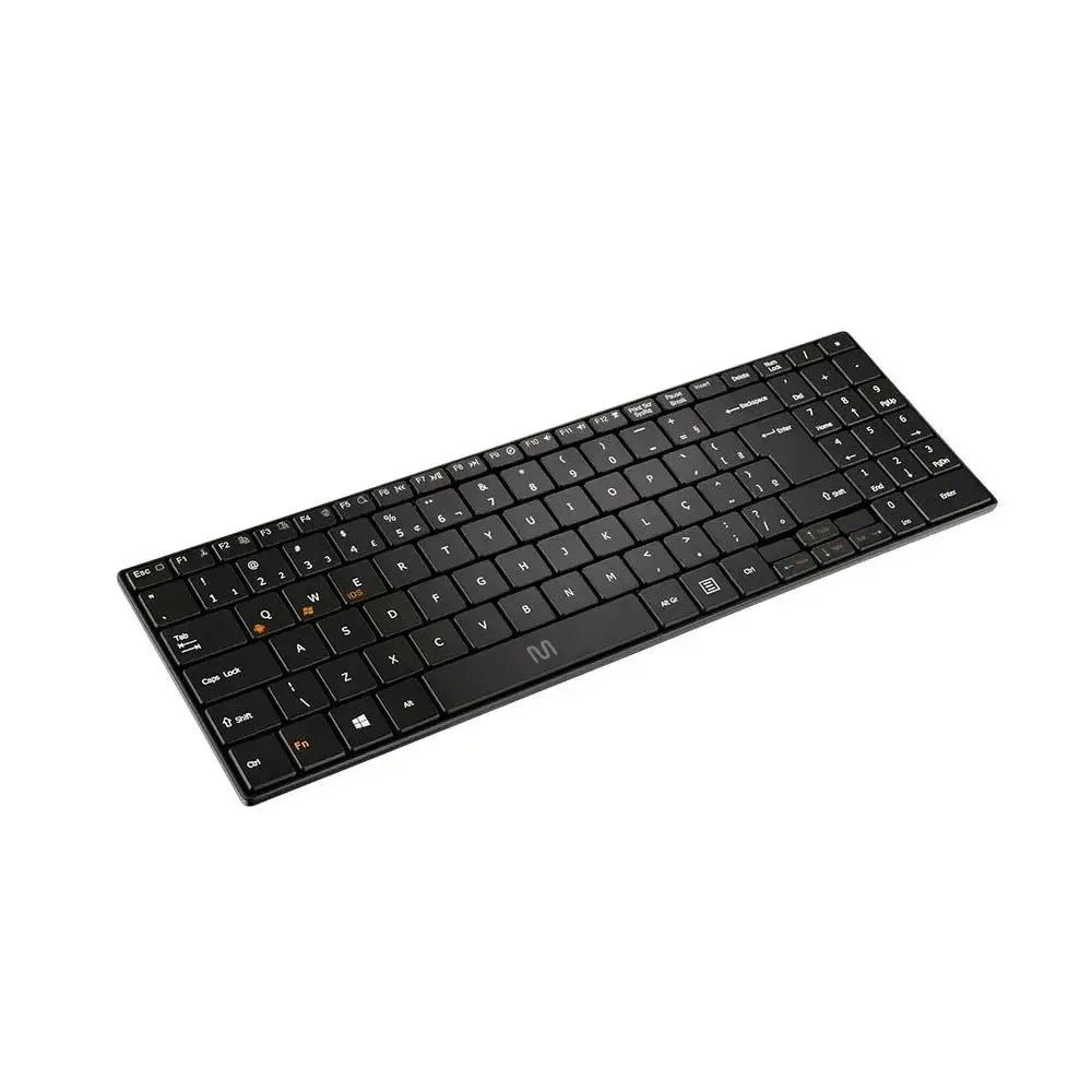 Teclado Sem Fio Slim Multi Bluetooth Multimídia Abnt - TC220 Truedata