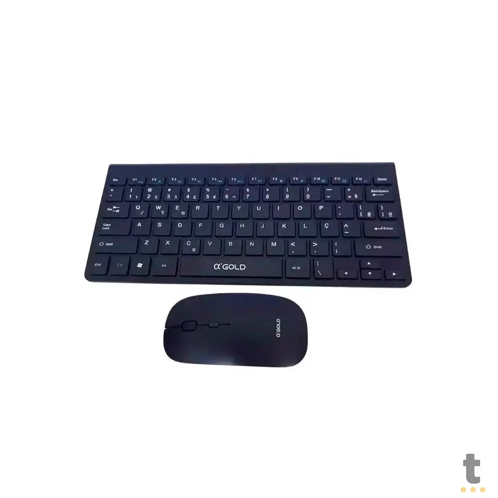 Teclado Sem Fio aGold Conexão BT Preto - TCD-05 Truedata