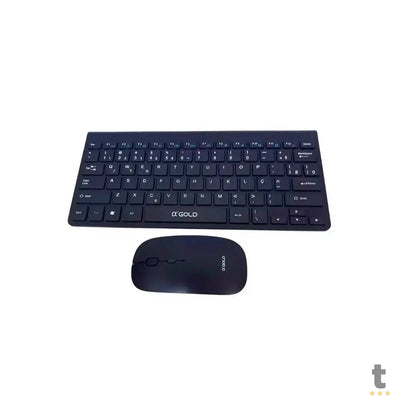 Teclado Sem Fio aGold Conexão BT Preto - TCD-05