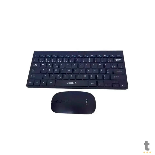 Teclado Sem Fio aGold Conexão BT Preto - TCD-05