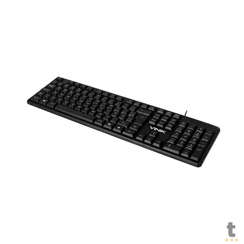 Teclado USB Corp ABNT2 1.8m Preto Vinik - CT301 Truedata