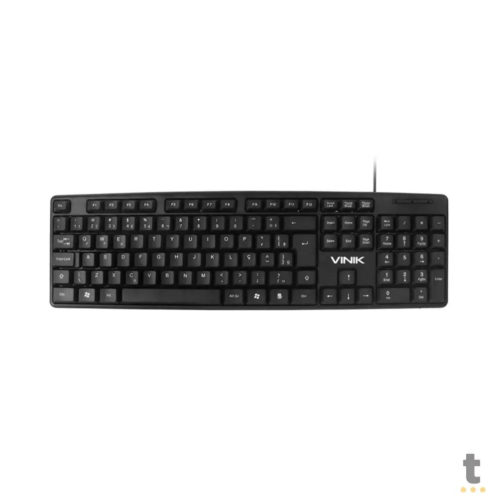 Teclado USB Corp ABNT2 1.8m Preto Vinik - CT301 Truedata