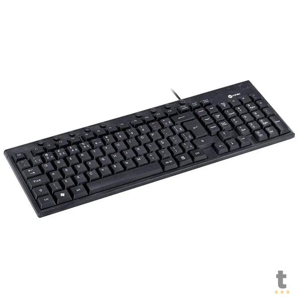 Teclado USB Slim Dynamic 116 Teclas ABNT2 1.8m Preto Vinik - DT130