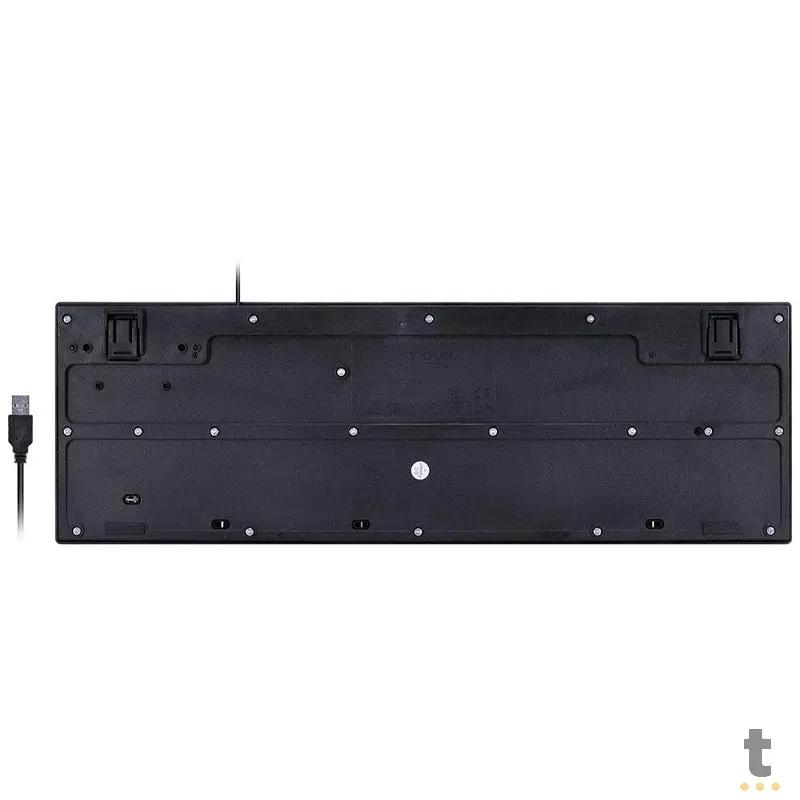 Teclado USB Slim Dynamic 116 Teclas ABNT2 1.8m Preto Vinik - DT130 Truedata