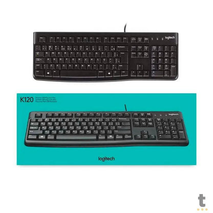 Teclado Usb Abnt2 Logitech K120 - 920-004423 Truedata