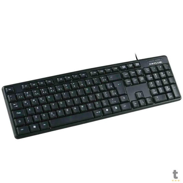 Teclado Usb C3Tech Abnt2 Preto - KB-15BK