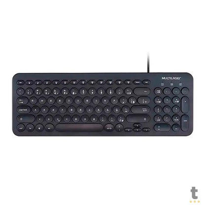 Teclado Usb Multimidia C/ Teclas Arredondadas Multilaser Tc234 Truedata