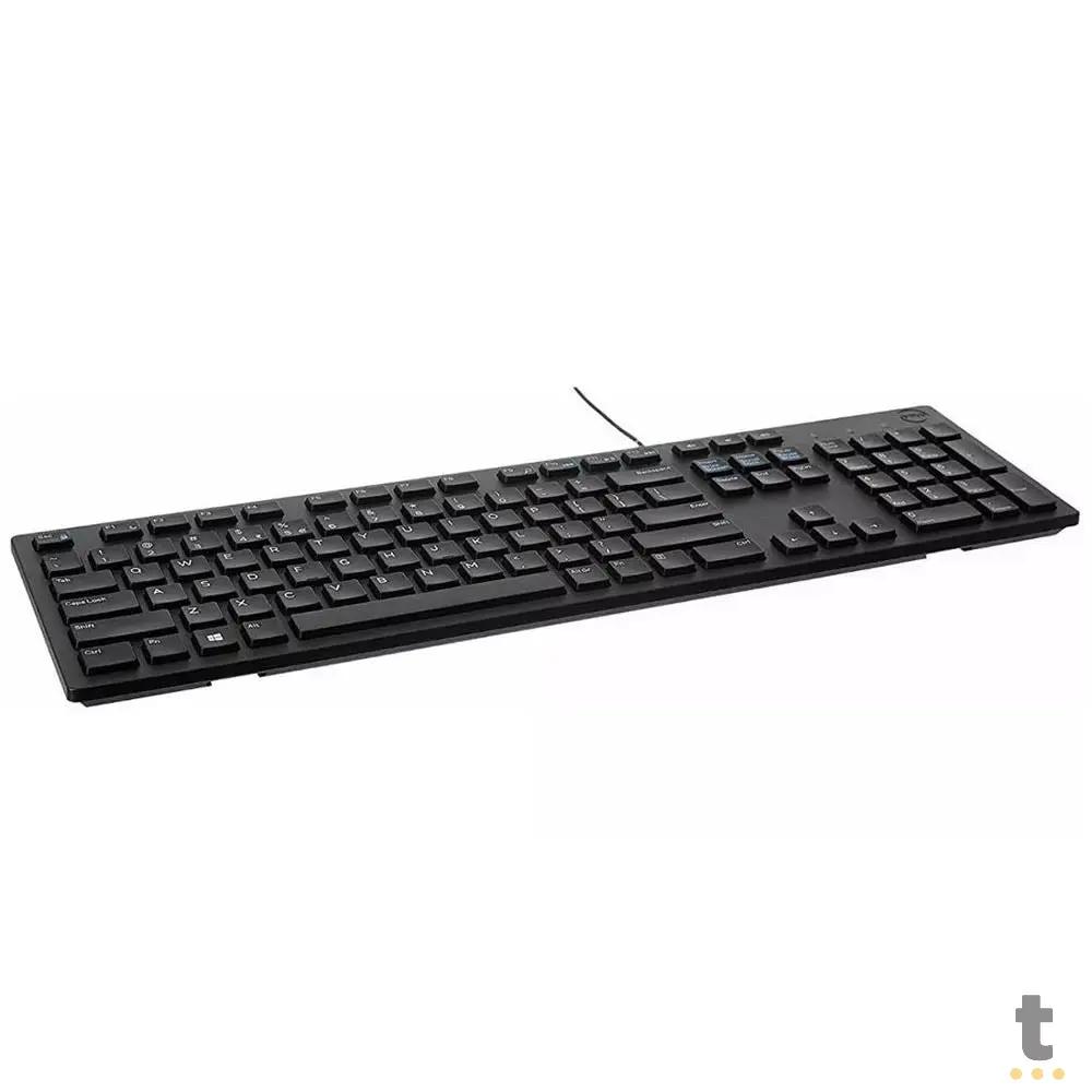 Teclado Usb Multimidia Dell ABNT2 Preto - KB216 Truedata